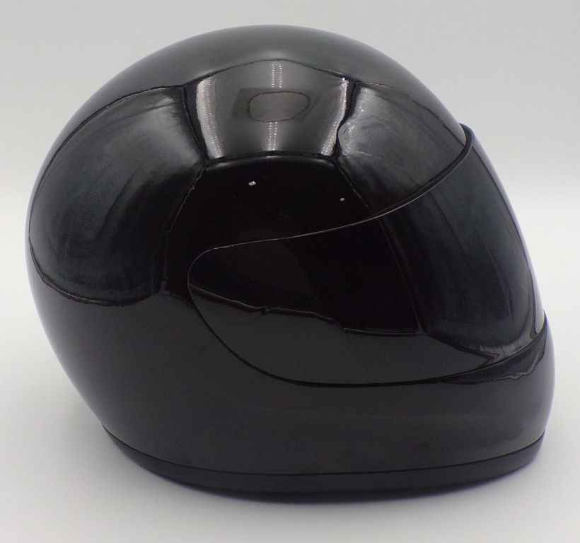 Blank Black Helmet for Autographs