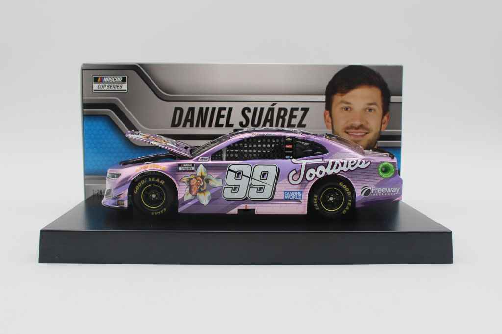 Daniel Suarez 2021 #99 Tootsies Orchid lounge 1:24 Liquid Color