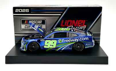 Daniel Suarez 2025 Freeway Insurance Blue 1:24 Color Chrome Nascar Diecast - FOIL NUMBER DIECAST Daniel Suarez, Nascar Diecast, 2025 Nascar Diecast, 1:24 Scale Diecast