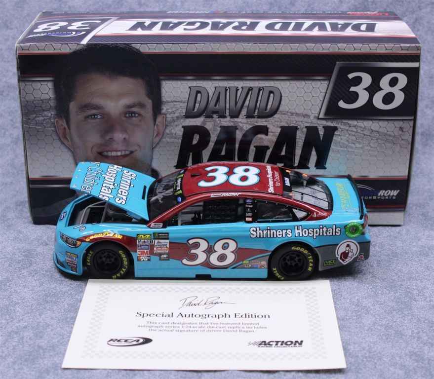 David Ragan 2017 Shriner's Hospitals for Children 1:24 Nascar Diecast