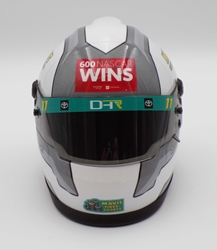 Denny Hamlin 2023 Mavis 600 Nascar Wins MINI Replica Helmet Denny Hamlin, Helmet, NASCAR, BrandArt, Mini Helmet, Replica Helmet