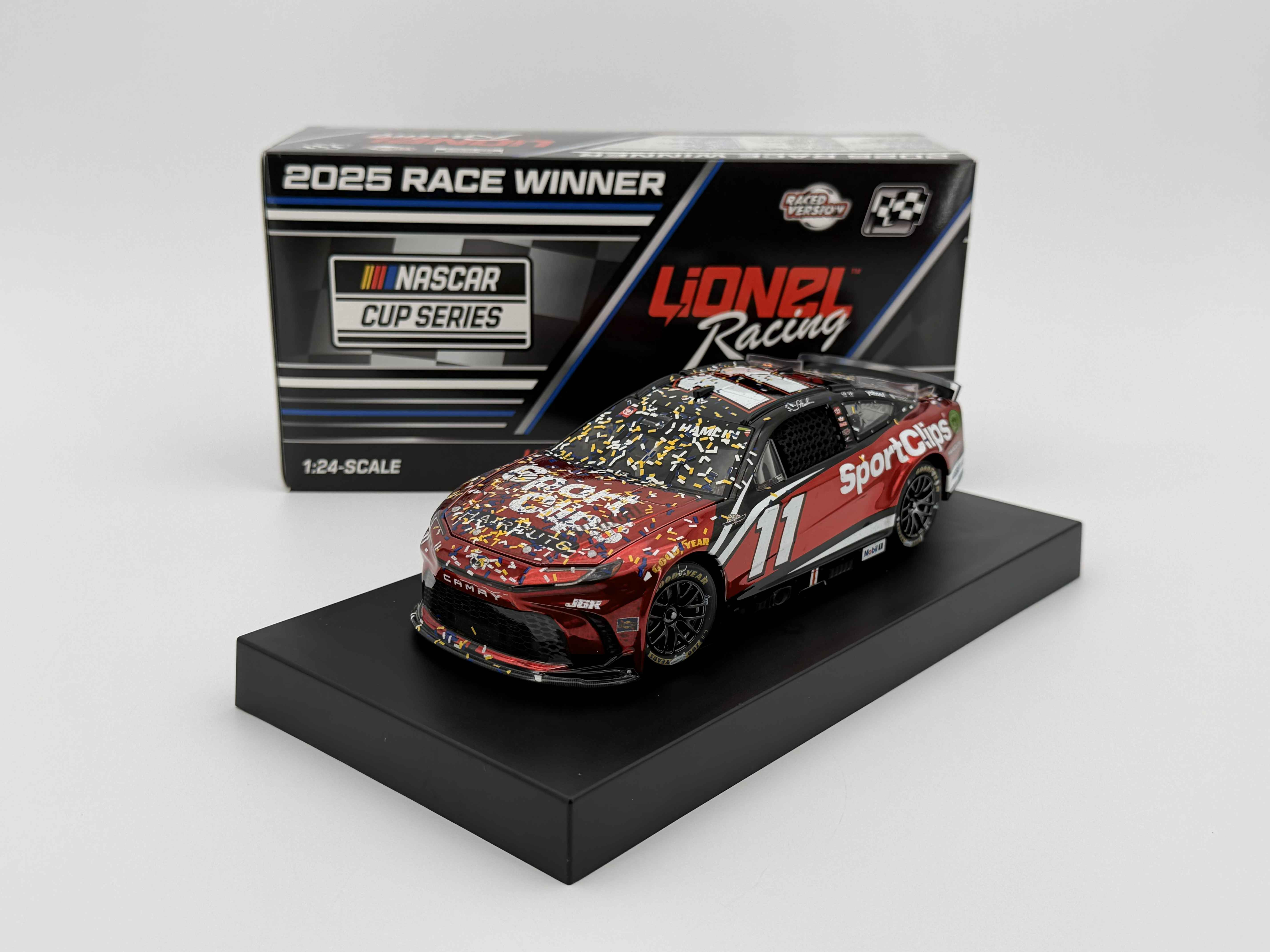 Denny Hamlin 2025 Sport Clips Darlington 4/6/25 Race Win 1:24