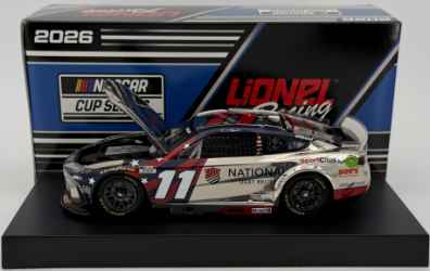Denny Hamlin 2026 National Debt Relief 1:24 Color Chrome Nascar Diecast Denny Hamlin, Nascar Diecast, 2026 Nascar Diecast, 1:24 Scale Diecast