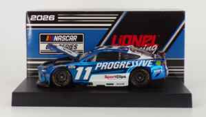 Denny Hamlin 2026 Progressive 1:24 Color Chrome Nascar Diecast Denny Hamlin, Nascar Diecast, 2026 Nascar Diecast, 1:24 Scale Diecast