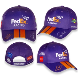 Denny Hamlin FedEx Racing Uniform Hat - Adult OSFM Denny Hamlin, 2022, NASCAR Cup Series