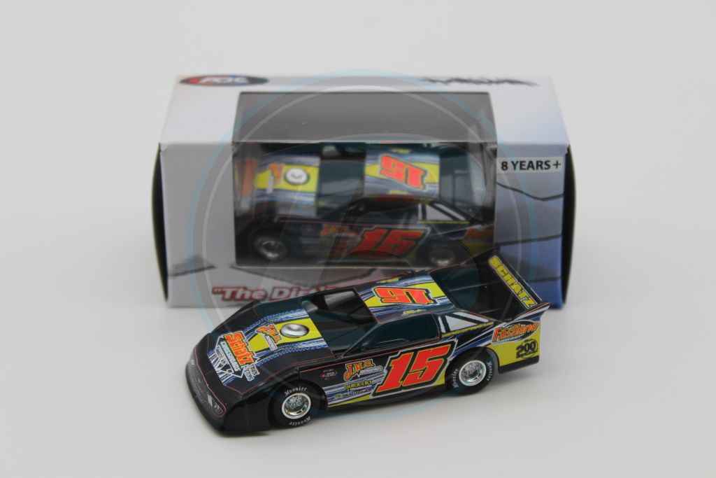 Donny Schatz 2021 #15 Black 1:64 Dirt Late Model Diecast