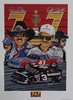 Double Autographed Dale Earnhardt & Richard Petty "7&7" Numbered 1995 Sam Bass 30" X 22" Print Richard Petty, Sam Bass, Intimidator, Earnhardt Sr., 1987, Monster Energy Cup Series, Winston Cup,Poster, The Count of Monte Carlo, Chanpion, Ralph
