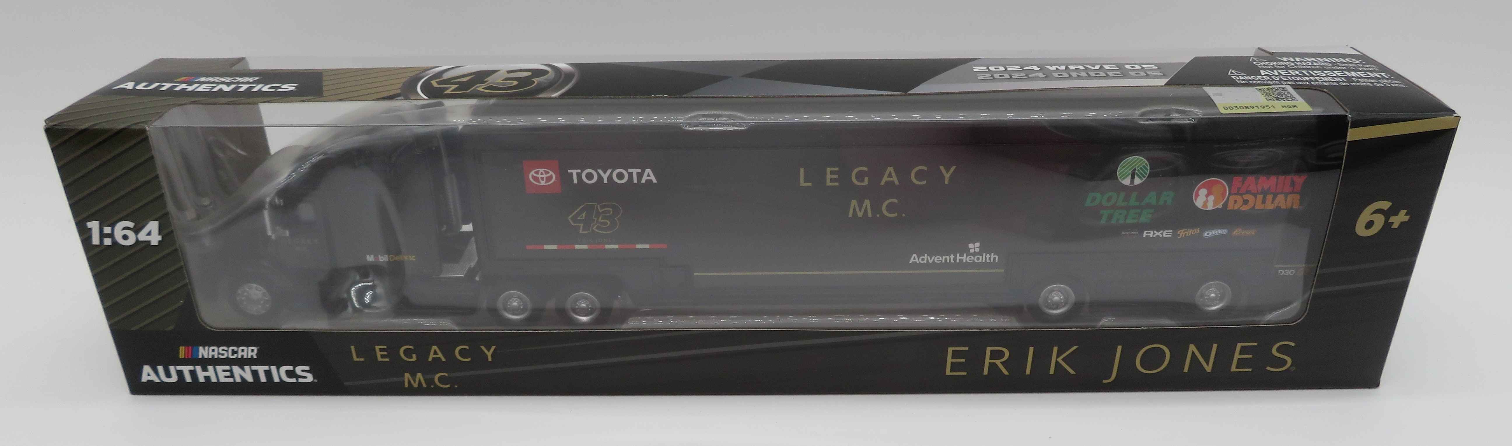 Erik Jones 2024 Legecy Motorsports Wave 1:64 Nascar Authentics Hauler