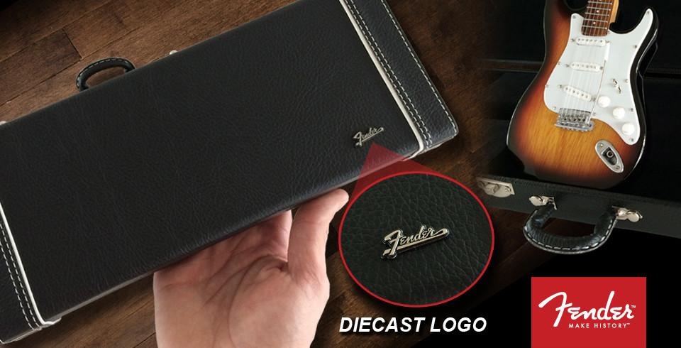 FENDER™ Miniature Black Guitar Case with Diecast Logo Axe Heaven, Gibson, replica guitar
