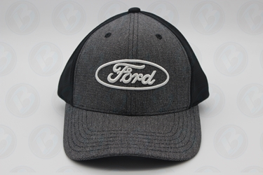 Ford Oval Grey & Black - Adult OSFM Hat Velcro Strap Ford, Oval, 2023