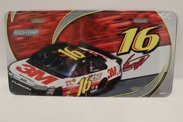 Greg Biffle #16 3M #16 Car License Plate Greg Biffle ,#16 Car,License Plate,R and R Imports,R&R