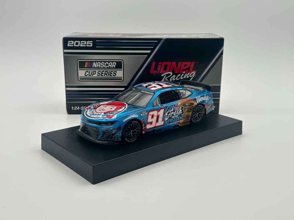 Action Racing Helio Castroneves 2025 #91 Wendy's 1:24 Elite Diecast Chevrolet Camaro at Hamilton Place in Chattanooga, TN Action Racing Helio Castroneves 2025 #91 Wendy's 1:24 Elite Diecast Chevrolet Camaro at Hamilton Place in Chattanooga, TN