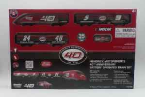 Hendrick Motorsports 40th Anniversary Mini Ready to Play Train Set w/added value 1:64 Nascar Diecast Hendrick Motorsports, Nascar Diecast, 2024 Nascar Diecast, 1:64 Scale Diecast, Train Set