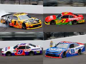 *Preorder* JRM Brickyard Sweep Autographed 2026 4 Car Set 1:64 Nascar Diecast JRM, Nascar Diecast, 2026 Nascar Diecast, 1:64 Scale Diecast