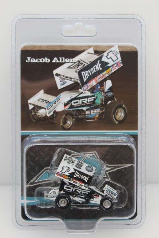 Jacob Allen 2021 Drydene #1A Shark Racing 1:64 Sprint Car Diecast