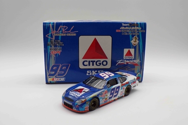 Jeff Burton Autographed 2002 Citgo / Peel Out, Reel In & Win 1:24 Team Caliber Owners Series Diecast  Jeff Burton Autographed 2002 Citgo / Peel Out, Reel In & Win 1:24 Team Caliber Owners Series Diecast 