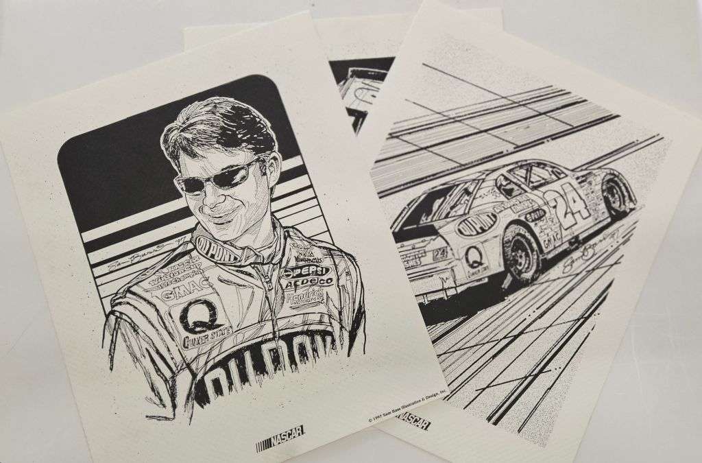 Jeff Gordon Quick Sketch #1 DuPont 