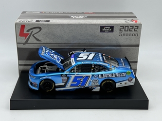 Jeremy Clements 2022 All South Electric 1:24 Liquid Color Nascar Diecast Jeremy Clements, Nascar Diecast, 2022 Nascar Diecast, 1:24 Scale Diecast