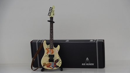 Jerry Cantrell Vintage Blue Dress G&L Rampage Handmade Mini Guitar Model Axe Heaven, Gibson, replica guitar