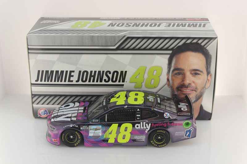 Auto Diecast 1:24 Jimmie Johnson Jimmie Johnson 2020 Ally #ONEFINALTIME Raced Version 1:24 Color Chrome Nascar Di Modello Chevrolet 2020