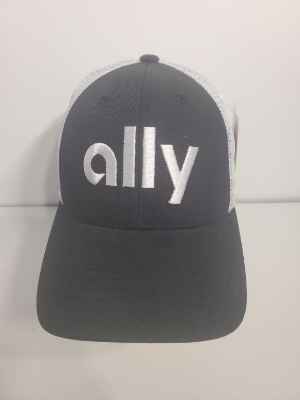 Jimmie Johnson Ally Black Panel Adult Sponsor Hat Hat, Licensed, NASCAR Cup Series