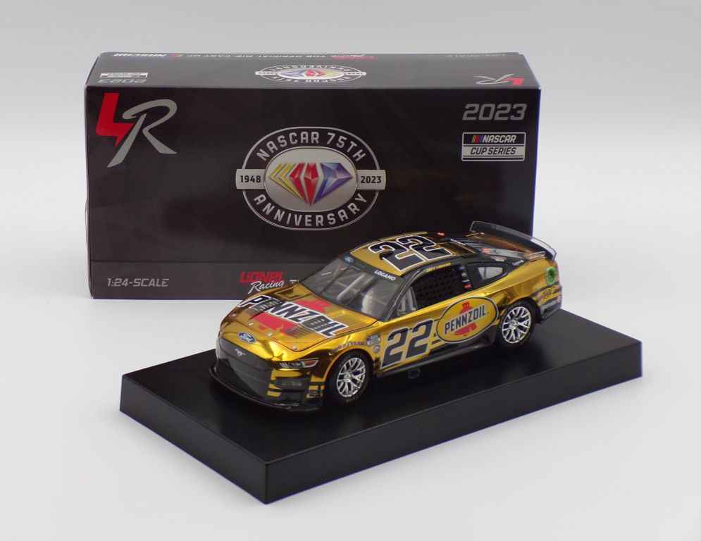Joey Logano 2023 Pennzoil 1:24 Color Chrome Nascar Diecast