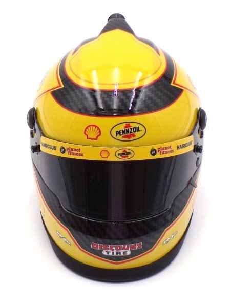 ブコレーサー　イエロー　M/L Joey Logano 2024 Shell Pennzoil Mini Replica Helmet
