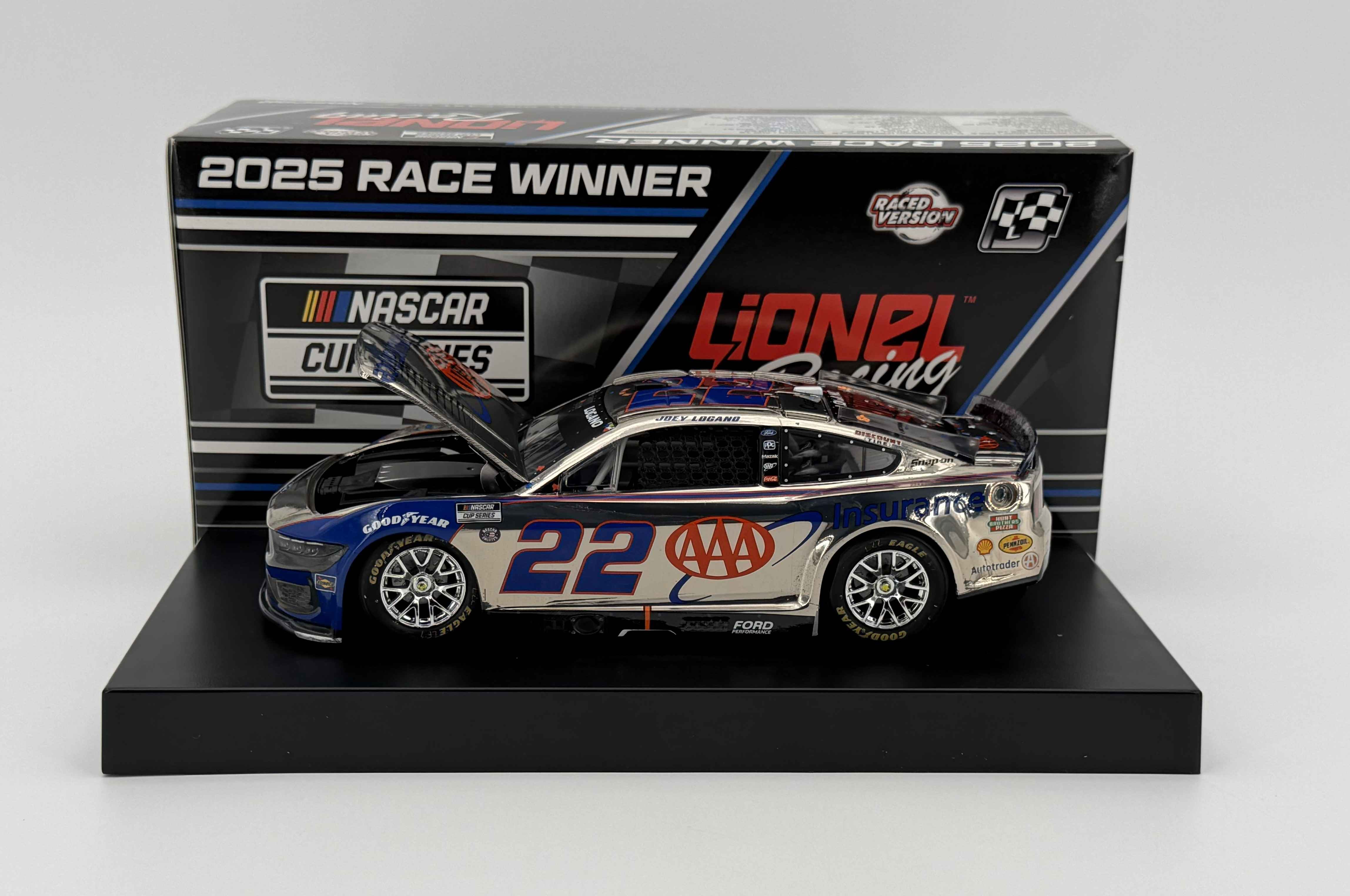 Joey Logano 2025 AAA Insurance Texas 5/4/25 Race Win 1:24 Color