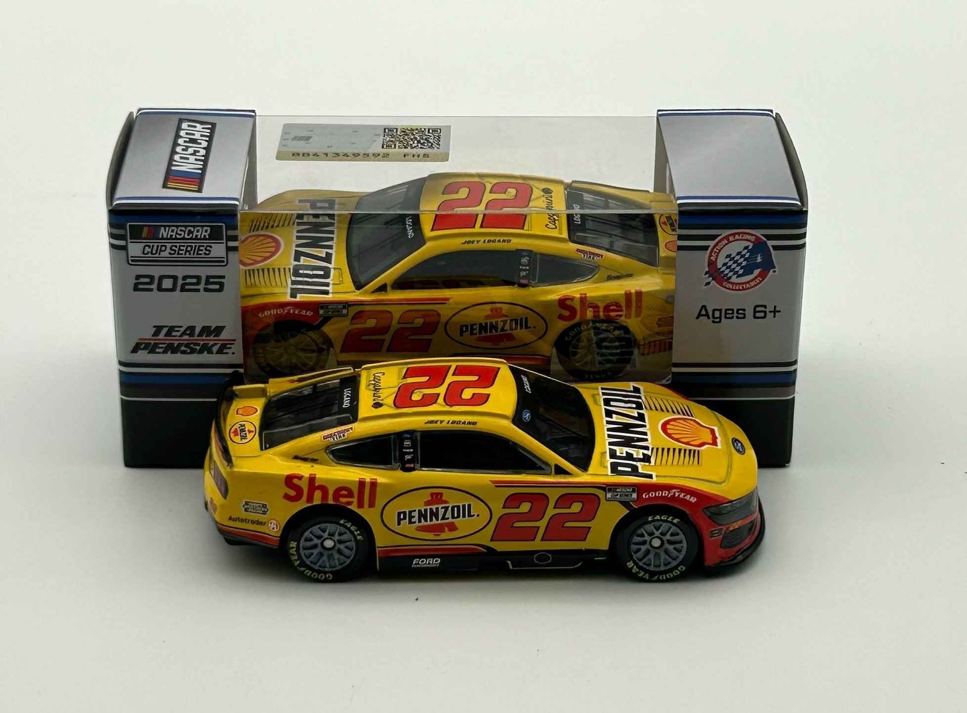 Revell P-2 ネプチューン 50周年記念版 外箱Ln403 Joey Logano 2025 Shell-Pennzoil 1:64 Nascar Diecast
