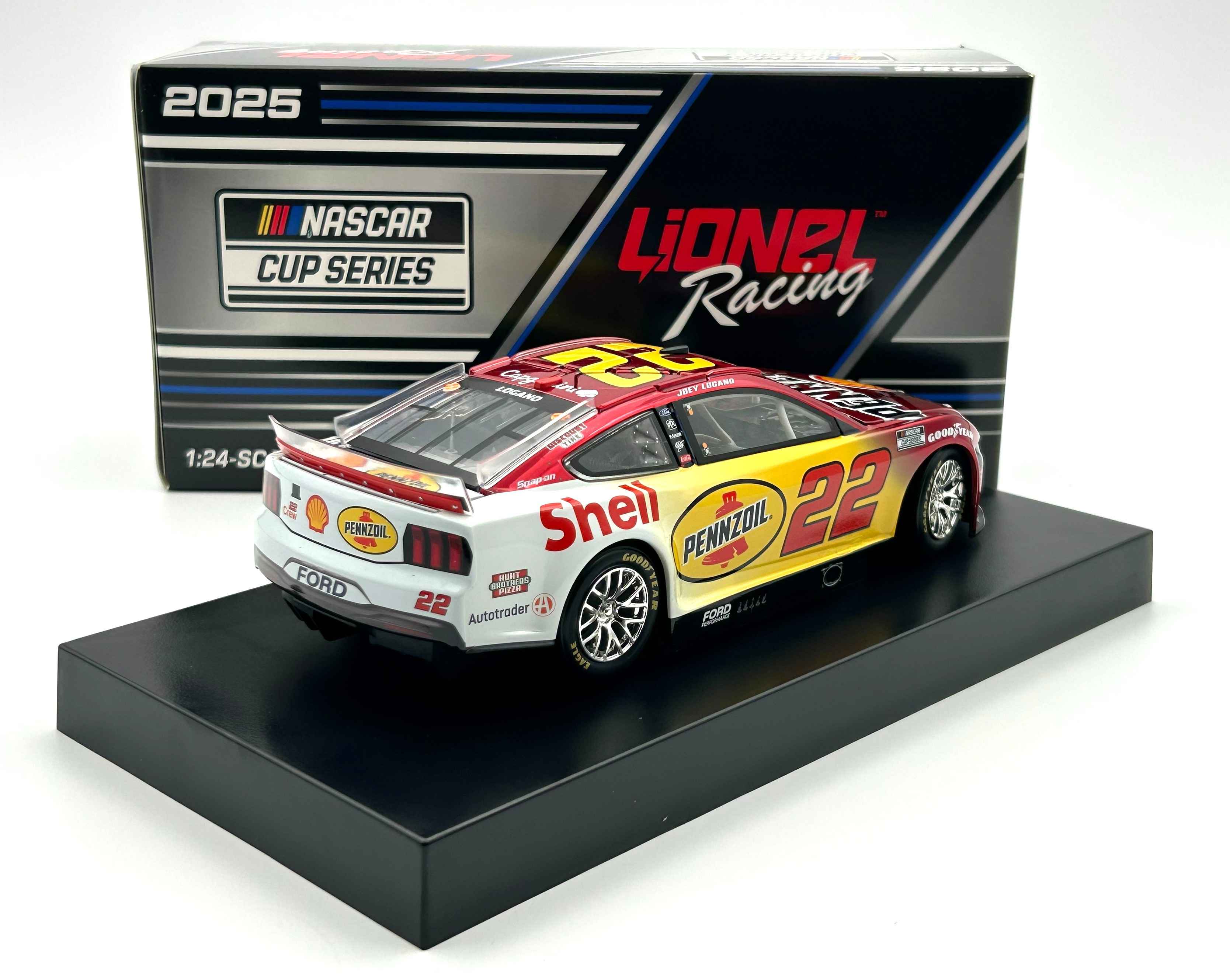 Joey Logano 2025 Shell-Pennzoil Special 1:24 Color Chrome Nascar