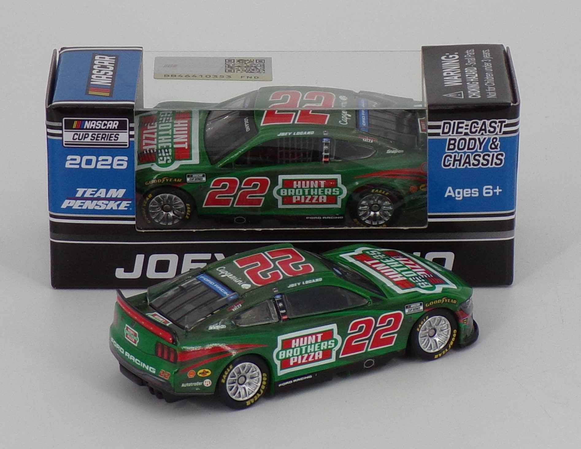 Joey Logano 2026 Hunt Brothers Pizza 1:64 Nascar Diecast