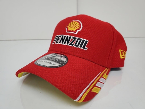 Joey Logano #22 Red Pennzoil New Era Hat Fitted - Size Small-Medium