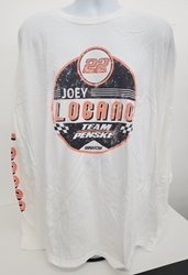 Joey Logano Throwback White Shirt Joey Logano, Throwback, White Shirt
