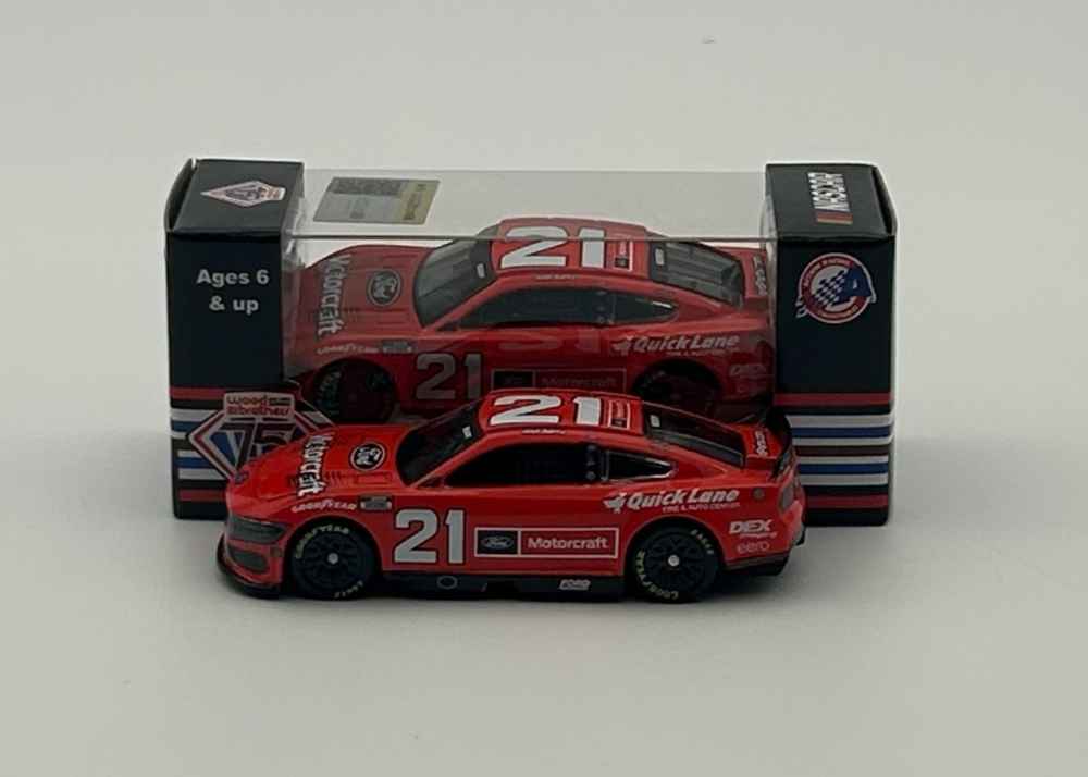 Lionel Racing Josh Berry 2025 Eero Nascar 1:64 Diecast - Ford, Wood Brothers Racing, Blu, ARC Series - Foto 4