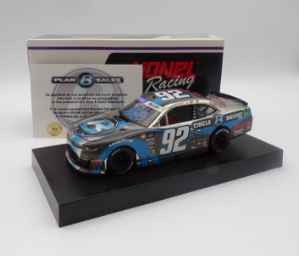 Josh Bilicki Autographed W/Blue Paint Pen 2024 Circle B Diecast Throwback 1:24 Color Chrome Nascar Diecast - Xfinity Series Josh Bilicki, Nascar Diecast, 2024 Nascar Diecast, 1:24 Scale Diecast, autographed