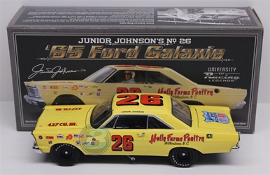 Junior Johnson #26 Holly Farms Poultry 1965 Ford Galaxie 1:24 University of Racing Nascar Diecast Junior Johnson nascar diecast, diecast collectibles, nascar collectibles, nascar apparel, diecast cars, die-cast, racing collectibles, nascar die cast, lionel nascar, lionel diecast, action diecast, university of racing diecast, nhra diecast, nhra die cast, racing collectibles, historical diecast, nascar hat, nascar jacket, nascar shirt,historical racing die cast