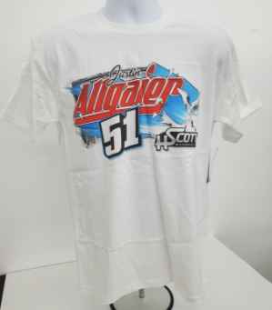 Justin Allgaier Plan B Sales White Shirt Justin Allgaier, Plan B Sales, White Shirt