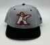 Kannapolis Intimidators Grey & Black - New Era Snapback Med/Larg Hat OSFM - INT-GB-HAT