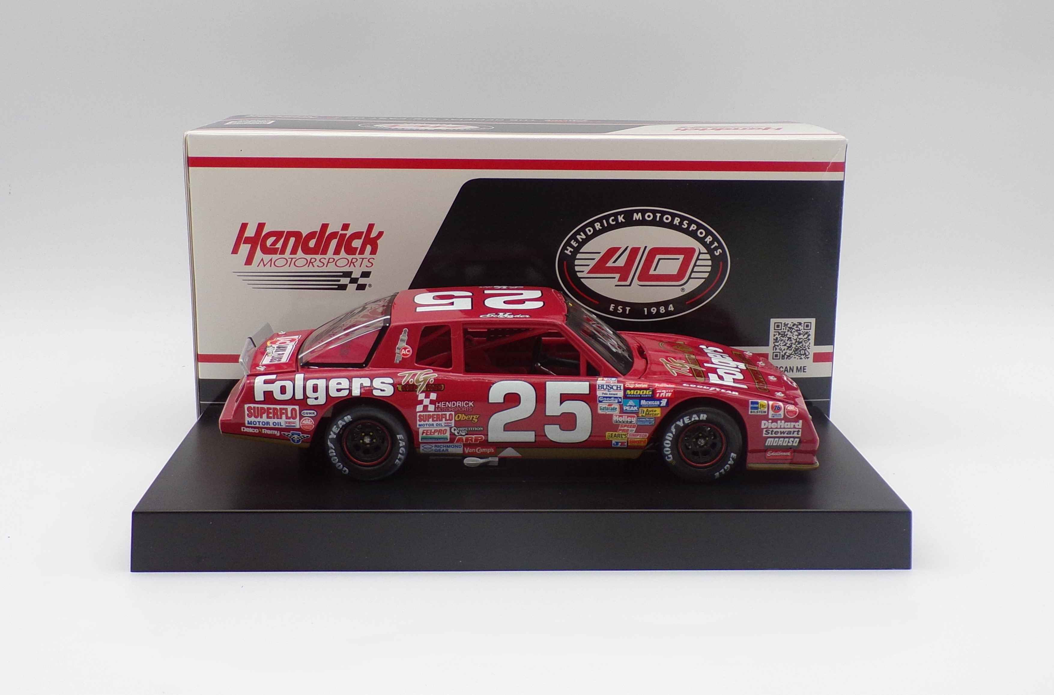 Ken Schrader Autographed 1988 Folgers Talladega Win 1:24 Nascar