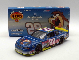 Kevin Harvick 2002 GM Goodwrench Serivice / Looney Tunes Rematch 1:24 Nascar Diecast Kevin Harvick 2002 GM Goodwrench Serivice / Looney Tunes Rematch 1:24 Nascar Diecast 