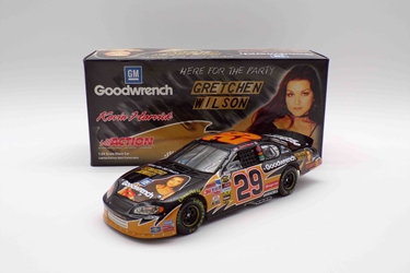 Kevin Harvick 2005 GM Goodwrench / Chevy Rock & Roll " Gretchen Wilson" Here for the Party 1:24 Nascar Diecast  Kevin Harvick 2005 GM Goodwrench / Chevy Rock & Roll " Gretchen Wilson" Here for the Party 1:24 Nascar Diecast 
