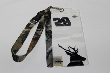 Kevin Harvick #29 Camo RealTree/ Deer Head Credential Holder and Lanyard Kevin Harvick nascar diecast, diecast collectibles, nascar collectibles, nascar apparel, diecast cars, die-cast, racing collectibles, nascar die cast, lionel nascar, lionel diecast, action diecast, university of racing diecast, nhra diecast, nhra die cast, racing collectibles, historical diecast, nascar hat, nascar jacket, nascar shirt, R and R