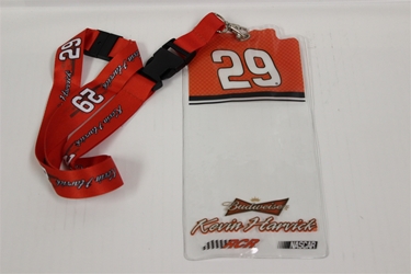 Kevin Harvick #29 Red Top Credential Holder and Lanyard Kevin Harvick nascar diecast, diecast collectibles, nascar collectibles, nascar apparel, diecast cars, die-cast, racing collectibles, nascar die cast, lionel nascar, lionel diecast, action diecast, university of racing diecast, nhra diecast, nhra die cast, racing collectibles, historical diecast, nascar hat, nascar jacket, nascar shirt, R and R