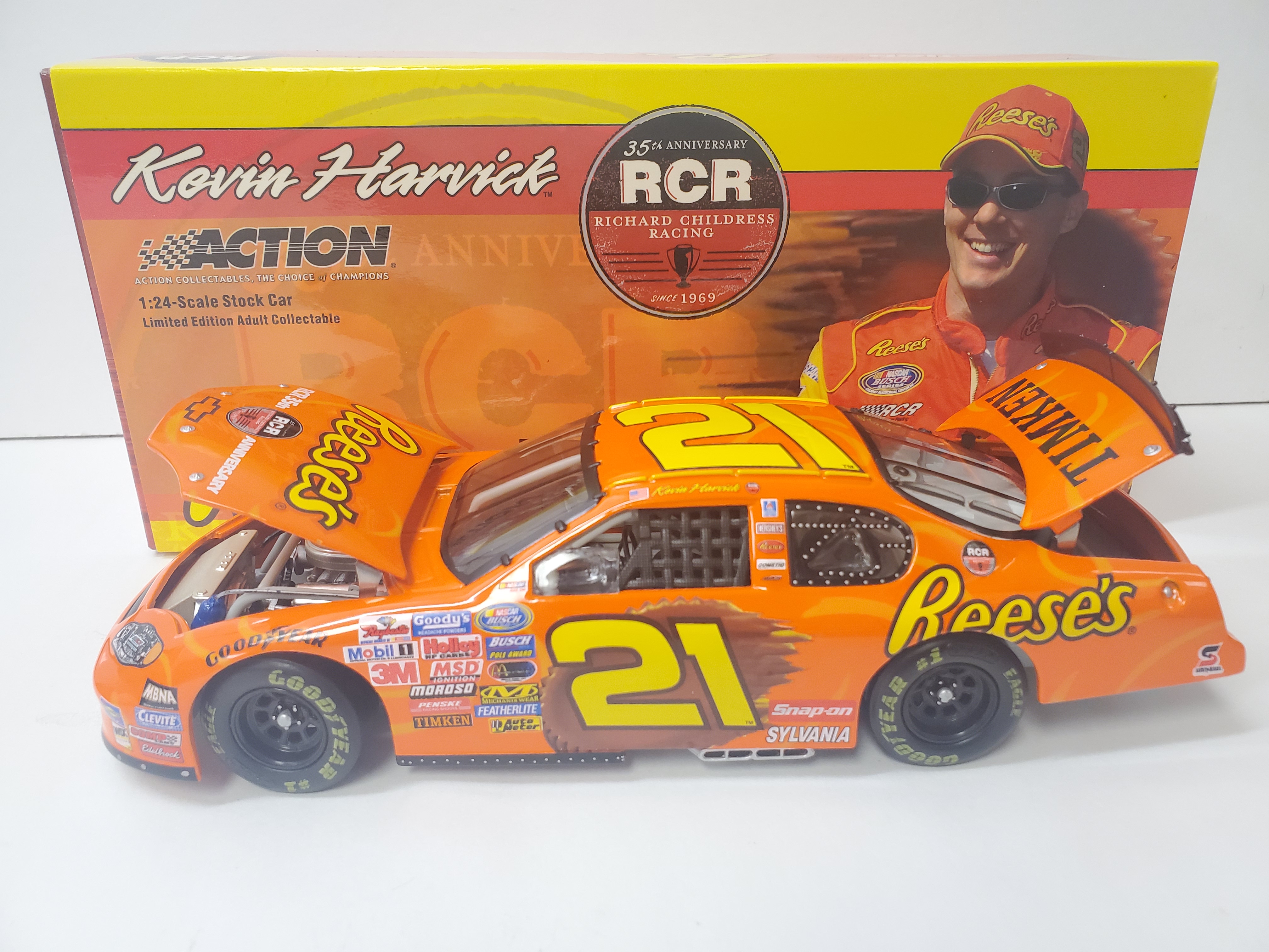 #29 Kevin Harvick Reese's Big Cup 2005 1/24th Scale Nascar Waterslide Decals 