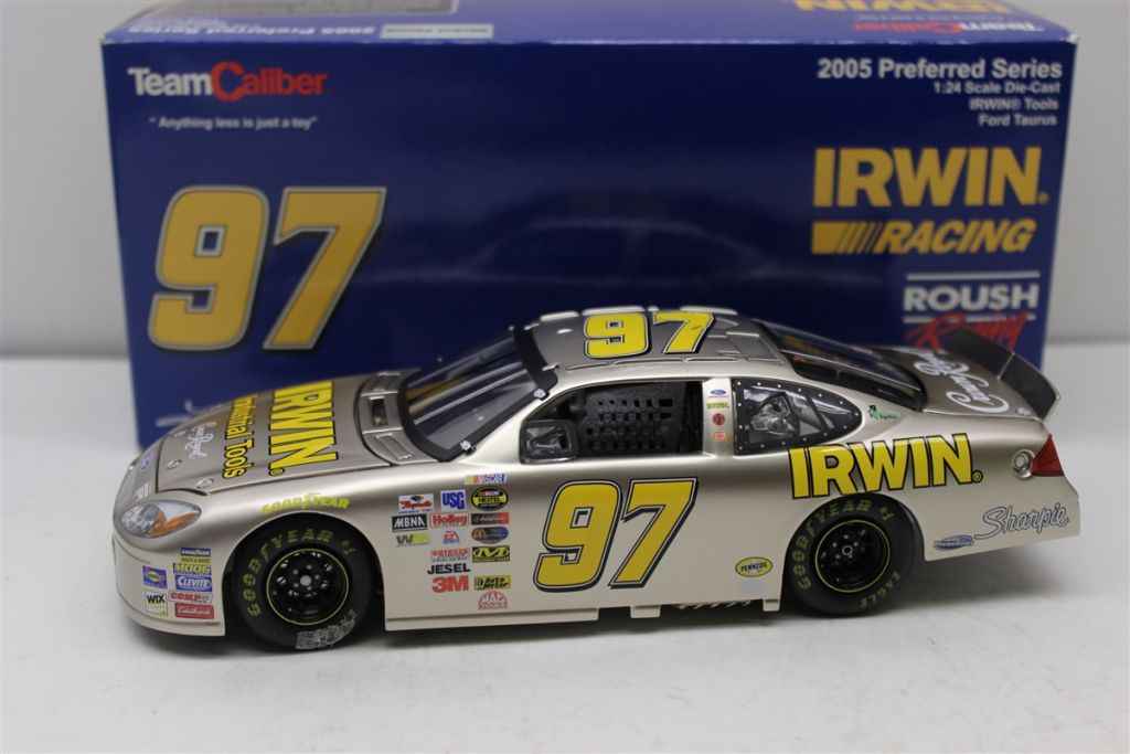 Kurt Busch #97 2005 IRWIN Tools Nickel Finish 1:24 Team Caliber ...