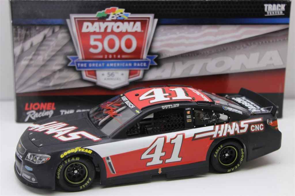 Kurt Busch Paint Pen Autographed #41 2014 Haas Automation Test Car