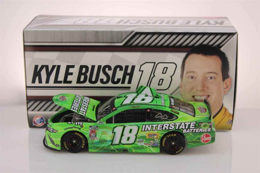 ナスカー 1/24 カイル ブッシュ インターステート COAサイン入 2020 Kyle Busch 2020 Interstate Batteries 1:24 Nascar Diecast