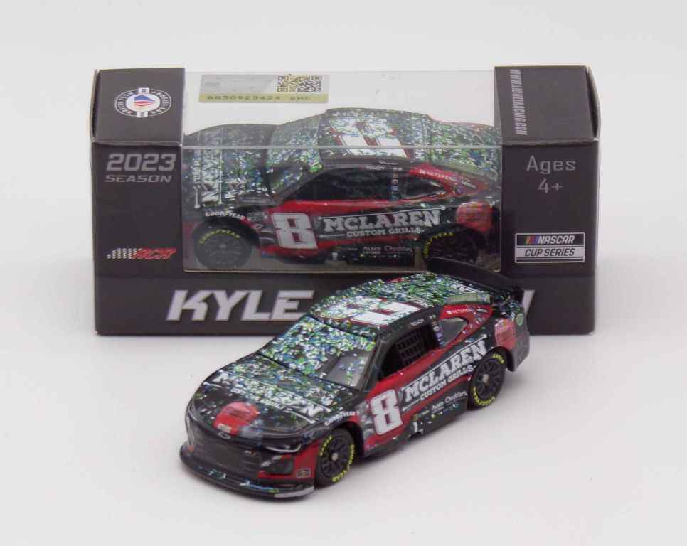 NASCAR 2023 Kyle Busch #8 Talladega Win - Macchina In Diecast 1/64 (Lionel, Griglie Custom) - Foto 3