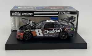 Kyle Busch 2026 Cheddar's 1:24 Color Chrome Nascar Diecast Kyle Busch, Nascar Diecast, 2026 Nascar Diecast, 1:24 Scale Diecast