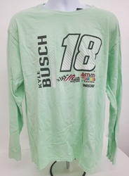 Kyle Busch Mint Headwind Long Sleeve Shirt Kyle Busch, shirt, nascar playoffs